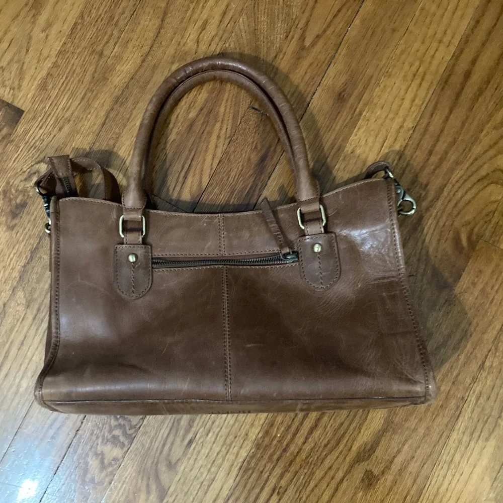 Eva leather satchel by Born - Picture 1 of 9